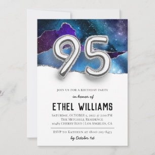 Invitation à la fête d'anniversaire de 95 ans