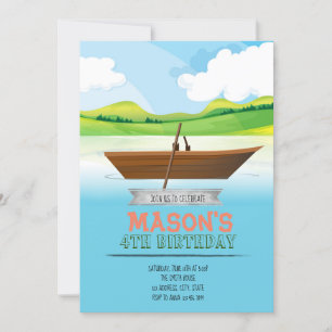 Invitation à la fête d'anniversaire de bateau