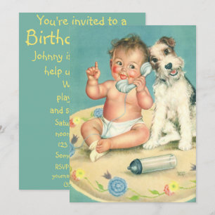 Invitation à la fête d'anniversaire de Chien Chien