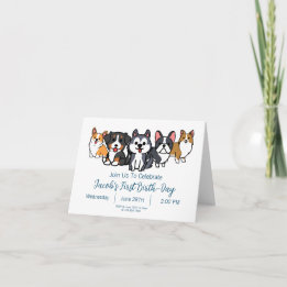 Invitation à la fête d'anniversaire de Chien sur m