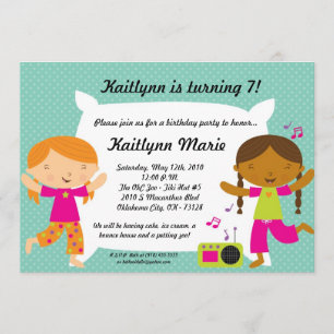 Invitation à la fête d'anniversaire de Girl Stwood