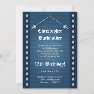 Invitation à la fête d'anniversaire de la clôture