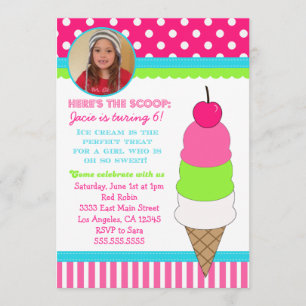 Invitation à la fête d'anniversaire de la Crème de
