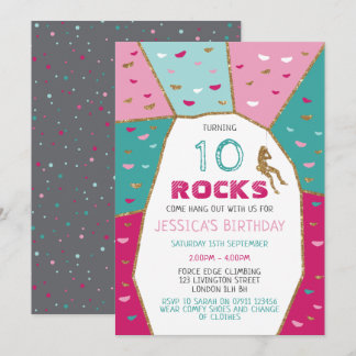 Invitation à la fête d'anniversaire de la Escalade