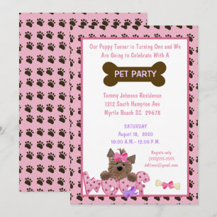 Invitation à la fête d'anniversaire de la femme