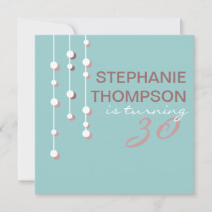 Invitation à la fête d'anniversaire de la femme mo