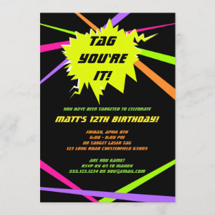 Invitation à la fête d'anniversaire de la marque l