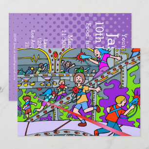 Invitation à la fête d'anniversaire de la marque l