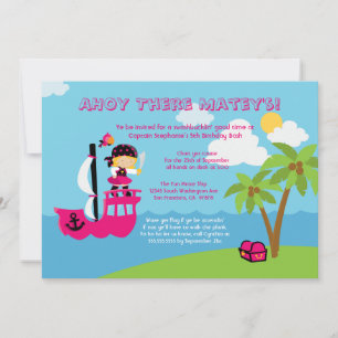 Invitation à la fête d'anniversaire de la petite f