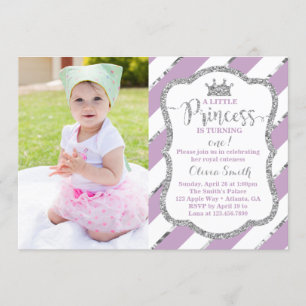 Invitation à la fête d'anniversaire de la petite p