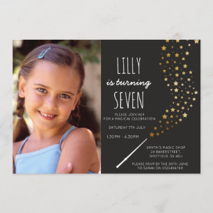 Invitation à la fête d'anniversaire de la photo su