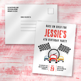 Invitation à la fête d'anniversaire de la voiture 