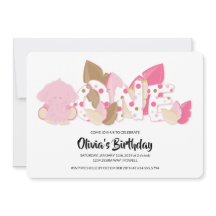Invitation à la fête d'anniversaire de l'éléphant 
