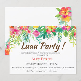 Invitation à la fête d'anniversaire de l'île de Lu