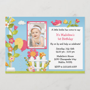 Invitation à la fête d'anniversaire de Little Bird