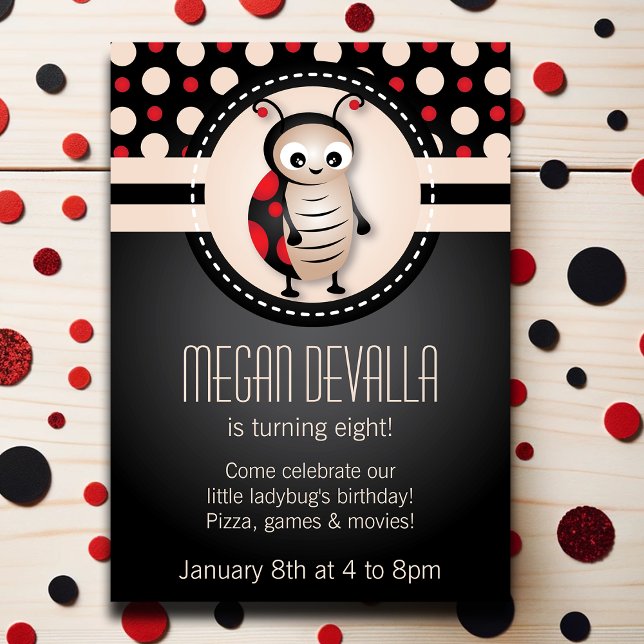 Invitation à la fête d'anniversaire de Little Lady (Créateur téléchargé)