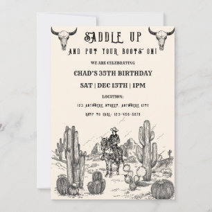 Invitation à la fête d'anniversaire de l'Ouest
