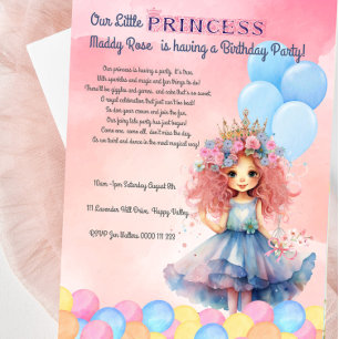 Invitation à la fête d'anniversaire de notre petit
