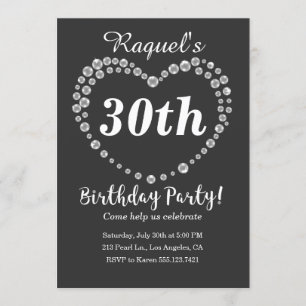 Invitation à la fête d'anniversaire de Pearl Heart