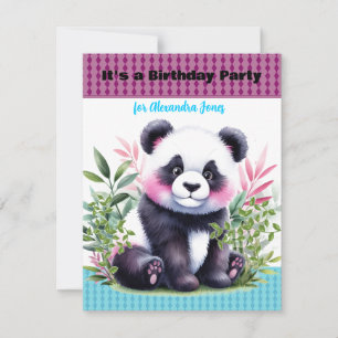Invitation à la fête d'anniversaire de Petit Ours