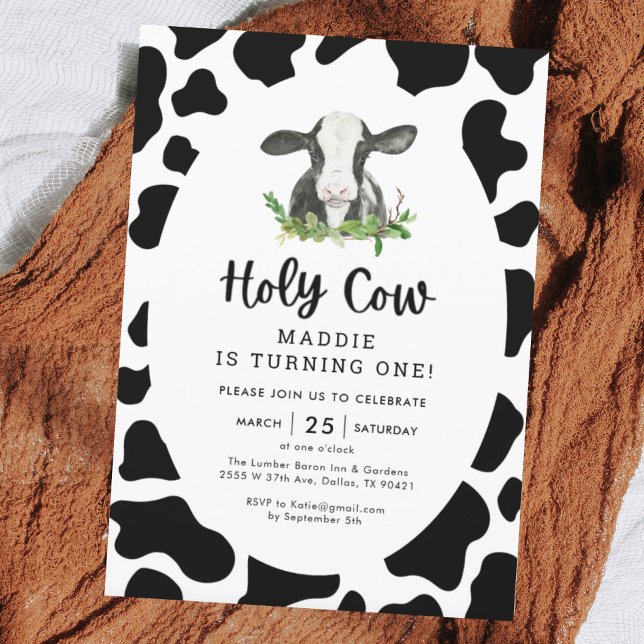Invitation à la fête d'anniversaire de Saint-Vache (Créateur téléchargé)