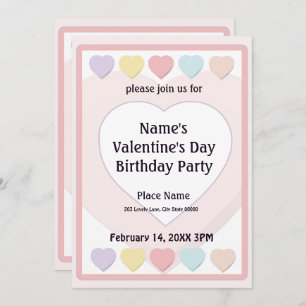 Invitation à la fête d'anniversaire de Saint-Valen