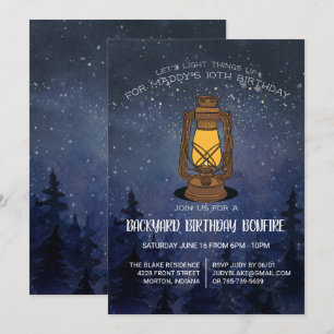 Invitation à la fête d'anniversaire de Tween Bonfi