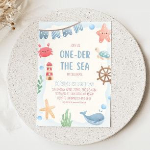 Invitation à la fête d'anniversaire des 1 an Onder