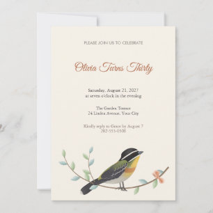 Invitation à la fête d'anniversaire des 30 ans de