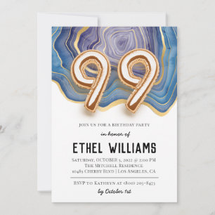 Invitation à la fête d'anniversaire des 99 ans