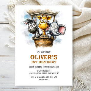 Invitation à la fête d'anniversaire des animaux de