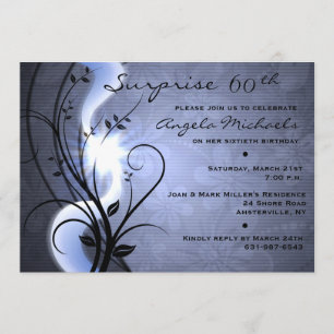 Invitation à la fête d'anniversaire des Blue Swirl