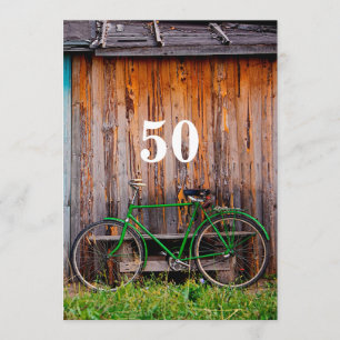 Invitation à la fête d'anniversaire des cyclistes 