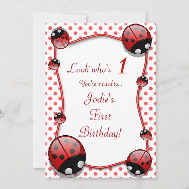 Invitation à la fête d'anniversaire des enfants de (Devant)
