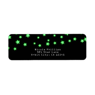 Invitation à la fête d'anniversaire des étoiles ve