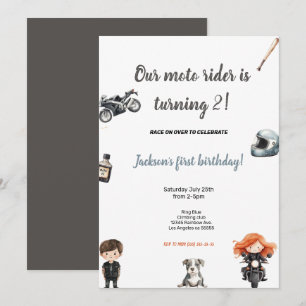 INVITATION À LA FÊTE D'ANNIVERSAIRE DES MOTARDS GR