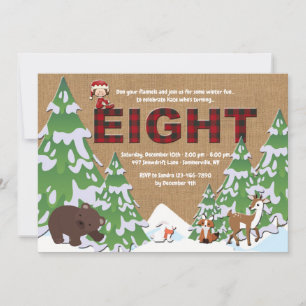 Invitation à la fête d'anniversaire des Winter Eig