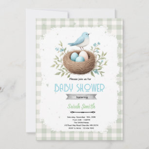 Invitation à la fête d'anniversaire d'oiseau