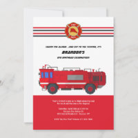 Invitation à la fête d'anniversaire du camion d'in