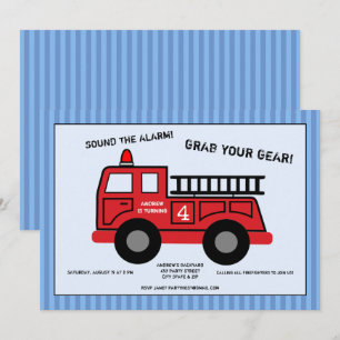 Invitation à la fête d'anniversaire du camion d'in