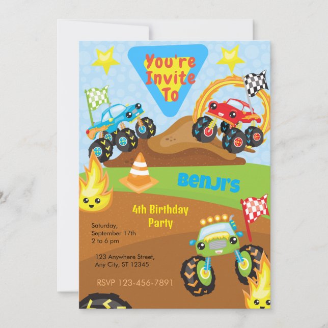 Invitation à la fête d'anniversaire du Camion Mons (Devant)