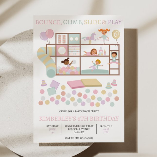 Invitation à la fête d'anniversaire du centre de j (Créateur téléchargé)