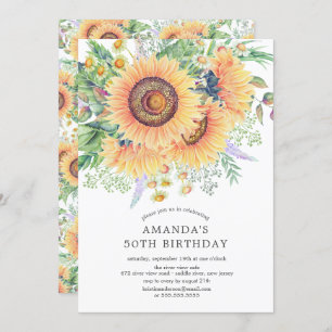 Invitation à la fête d'anniversaire du jardin de S
