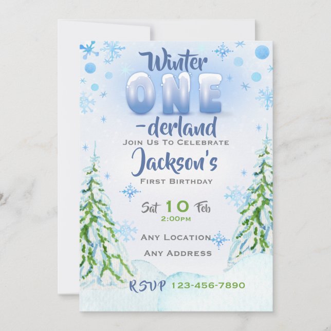 Invitation à la fête d'anniversaire d'un désert d' (Devant)
