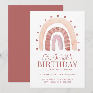 Invitation à la fête d'anniversaire d'un enfant ar