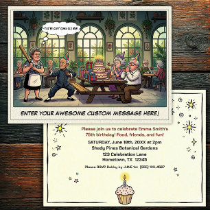 Invitation à la fête d'anniversaire d'une personne