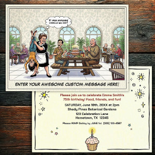 Invitation à la fête d'anniversaire d'une personne