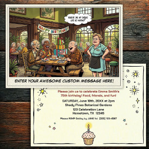 Invitation à la fête d'anniversaire d'une personne