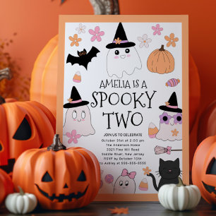 Invitation à la fête d'anniversaire éffrayante de 