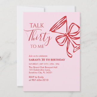 Invitation à la fête d'anniversaire "Parle-moi tre